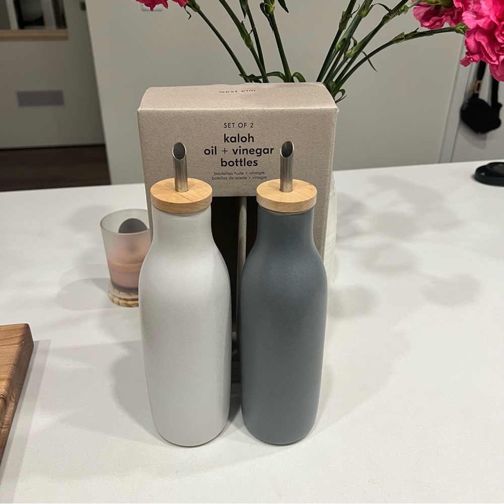 West Elm oil & vinegar set